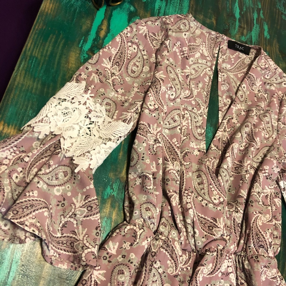 NEW Perfect for Easter, Mauve Romper